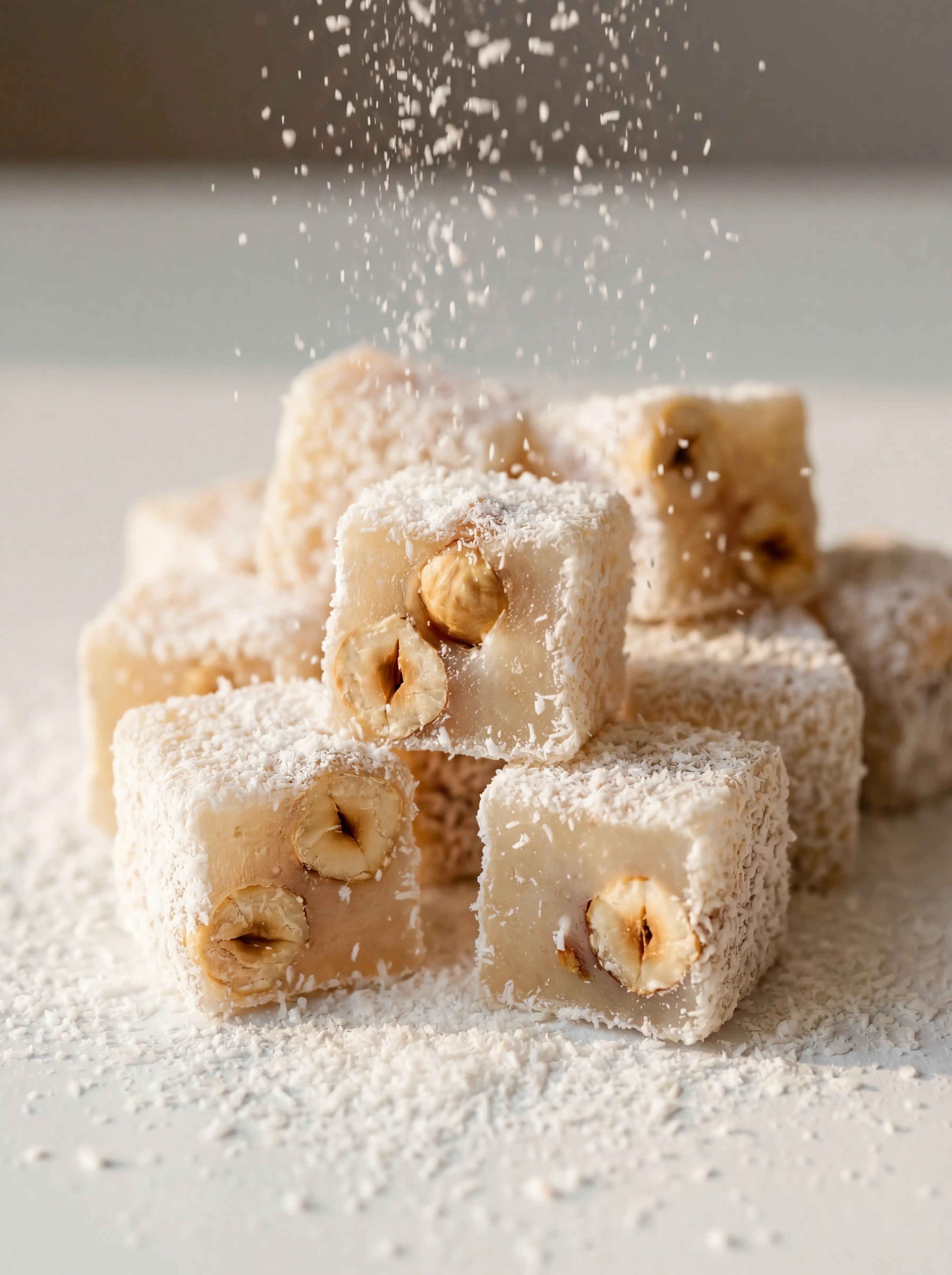 Hindistan Cevizli Fındıklı Lokum 500 g